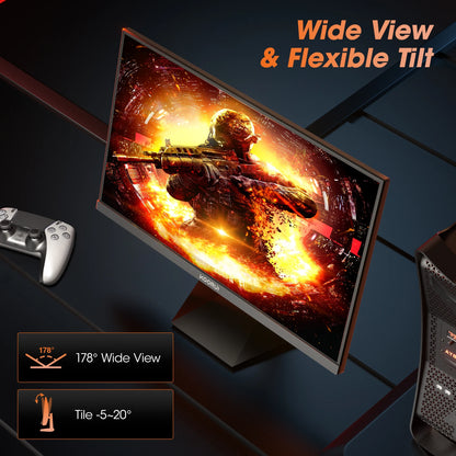 KOORUI 24" 2K Gaming Monitor, 180Hz QHD Computer Monitor, New Pc Monitor, G2421V