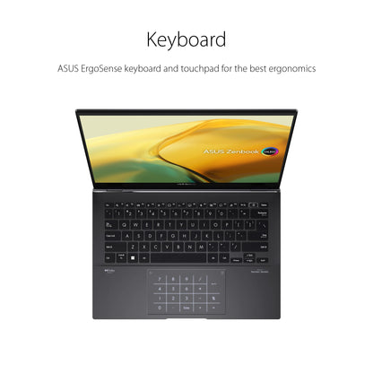 ASUS Zenbook 14” OLED Touch PC Laptop, AMD Ryzen 7 7730U, 16GB, 512GB, Windows 11, UM3402YA-WS74T